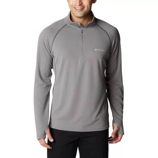imageColumbia Mens Narrows Pointe Half ZipCity GreyBlack