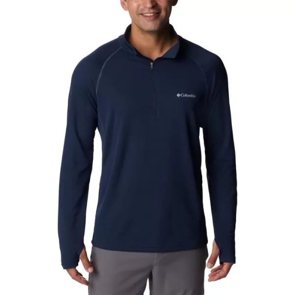 imageColumbia Mens Narrows Pointe Half ZipCollegiate NavyDark Mountain