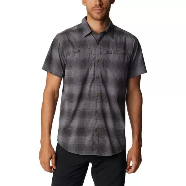 imageColumbia Mens Newton Ridge Plaid Short SleeveCity Grey Soft Ombre