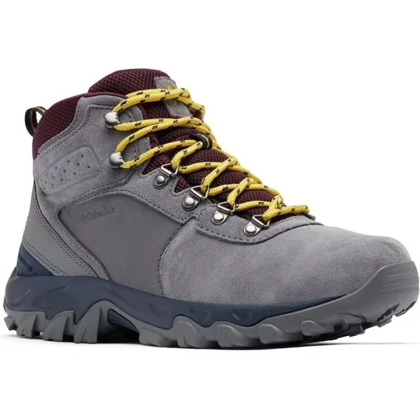imageColumbia Mens Newton Ridge Plus Ii Suede Waterproof Hiking BootTi Grey Steel Epic Plum