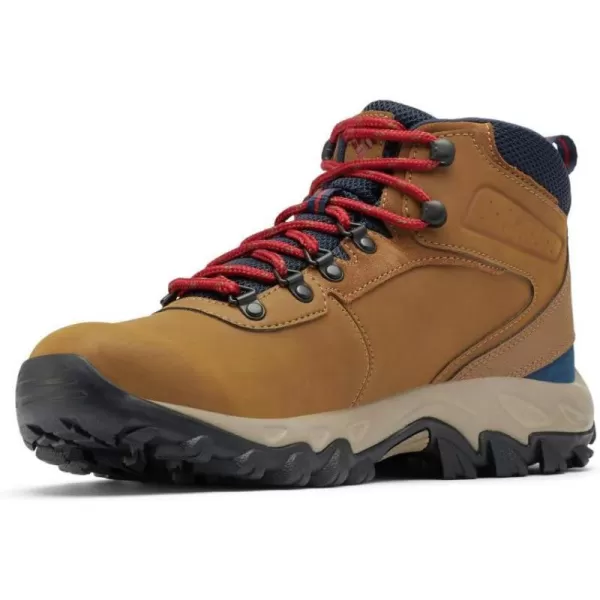 imageColumbia Mens Newton Ridge Plus Wp Hiking ShoeLight BrownRed Velvet