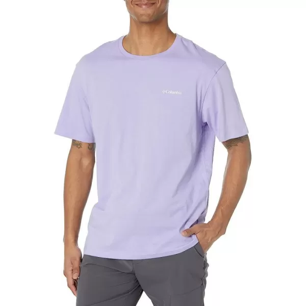 imageColumbia Mens North Cascades Short Sleeve TeeFrosted PurpleCsc Blanket Retro Box
