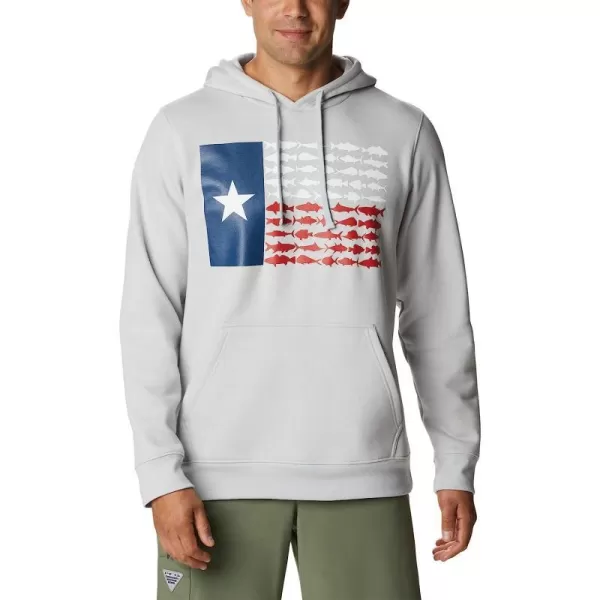 imageColumbia Mens PFG Fish Flag Ii HoodieCool GreyTexas