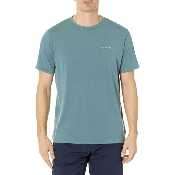 imageColumbia Mens PFG Fish Flag Tech Tee Short SleeveMetalSafari Gradient