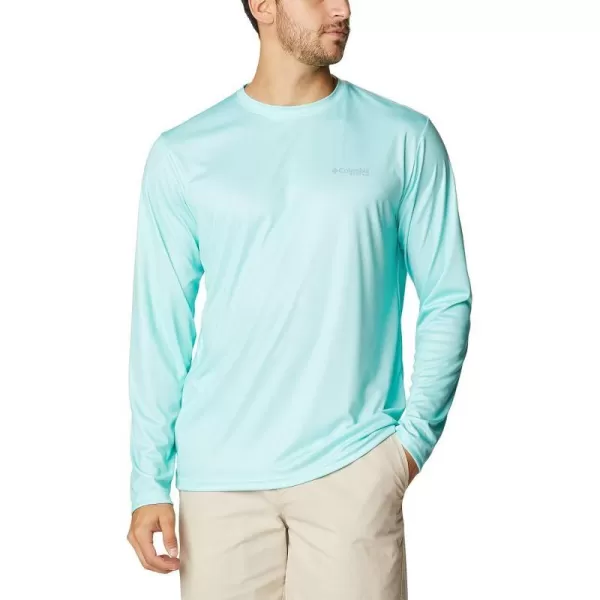 imageColumbia Mens PFG Terminal Tackle Fish Flag Long Sleeve Fishing ShirtGulf StreamBright Nectar