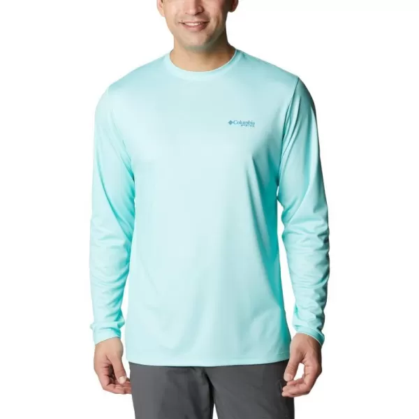 imageColumbia Mens PFG Terminal Tackle Fish Flag Long Sleeve Fishing ShirtGulf StreamDeep Marine Offshore Fish