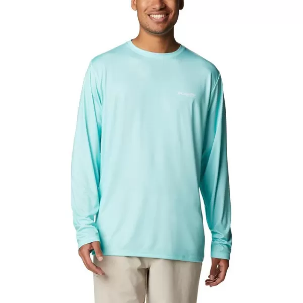 imageColumbia Mens PFG Terminal Tackle Fish Flag Long Sleeve Fishing ShirtGulf StreamFl Fish