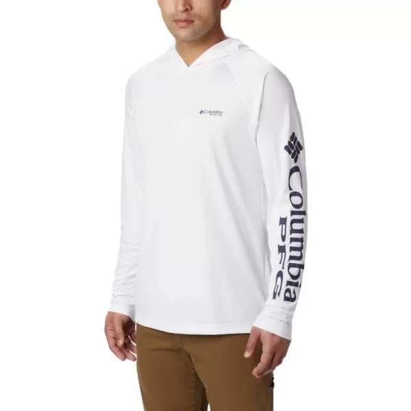 imageColumbia Mens PFG Terminal Tackle HoodieWhiteNightshade Logo