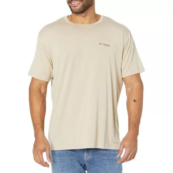 imageColumbia Mens PFG Triangle Fill Tech Tee Short SleeveAncient FossilPhg Gallatin Camo Grx