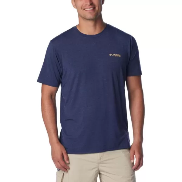 imageColumbia Mens PFG Triangle Fill Tech Tee Short SleeveNocturnalElements Graphic