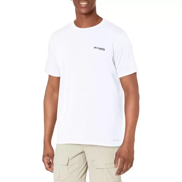 imageColumbia Mens PFG Triangle Fill Tech Tee Short SleeveWhitePfg Elements Graphic