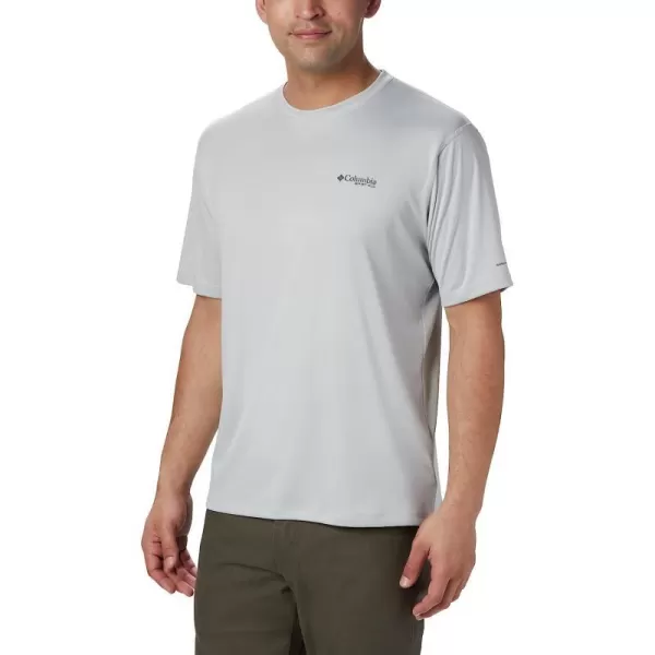 imageColumbia Mens PFG ZERO Rules Short Sleeve Shirt UV Sun Protection Moisture Wicking Fabric  Cool Grey LargeColumbia Mens PFG ZERO Rules Short Sleeve Shirt UV Sun Protection Moisture Wicking Fabric  Cool Grey Large