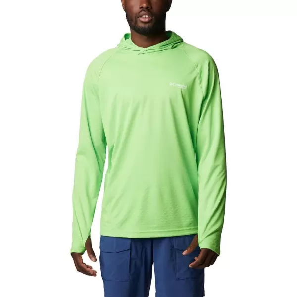 imageColumbia Mens PFG Zero Rules Ice Hoodie Green Mamba LargeColumbia Mens PFG Zero Rules Ice Hoodie Green Mamba Large