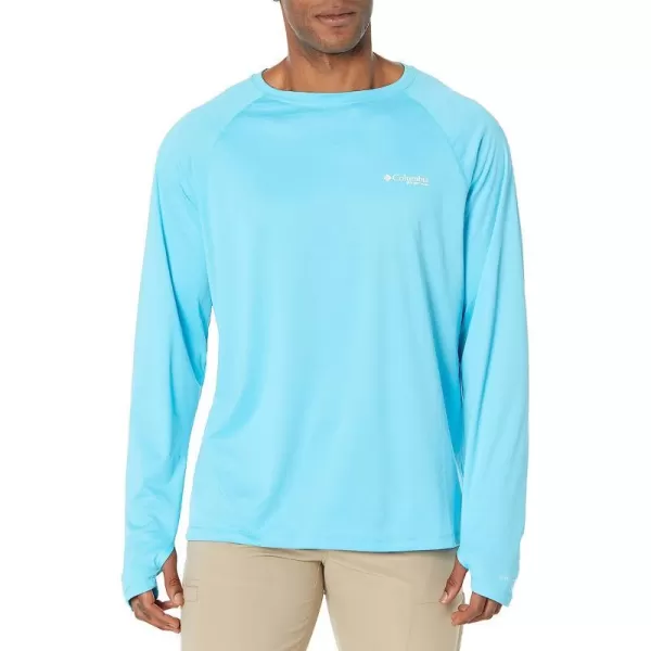 imageColumbia Mens PFG Zero Rules Ice Long Sleeve ShirtVivid Blue