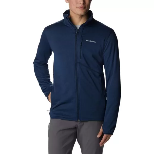 imageColumbia Mens Park View Fleece Full ZipCollegiate Navy Blue Heather