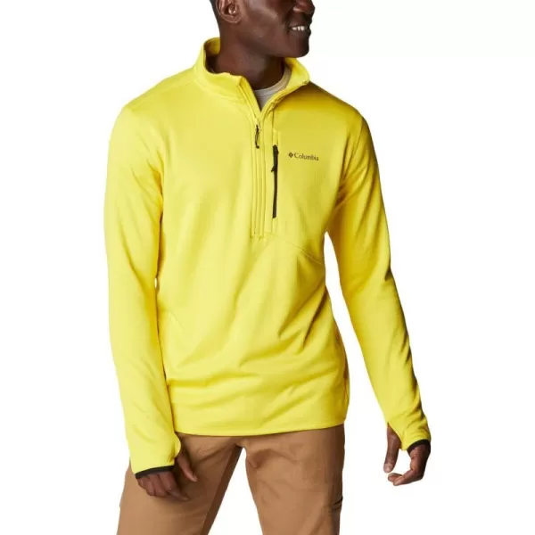imageColumbia Mens Park View Fleece Half ZipLaser Lemon Heather