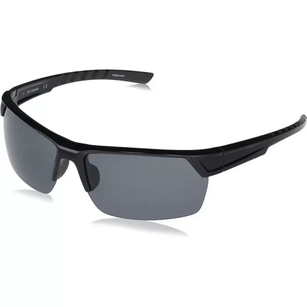 imageColumbia Mens Peak Racer Rectangular SunglassesBlackSmoke Polarized