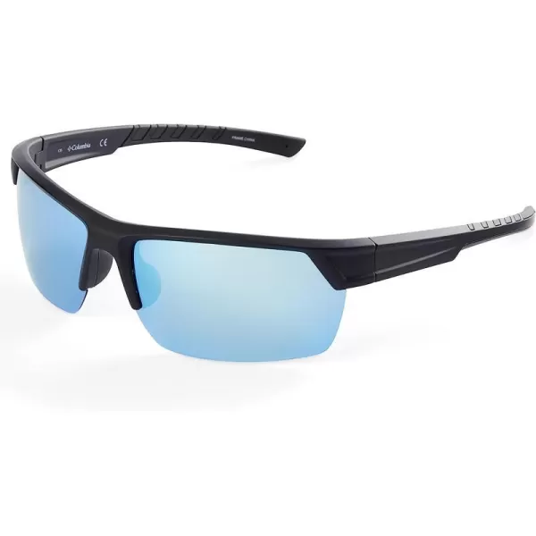 imageColumbia Mens Peak Racer Rectangular SunglassesMatte Black