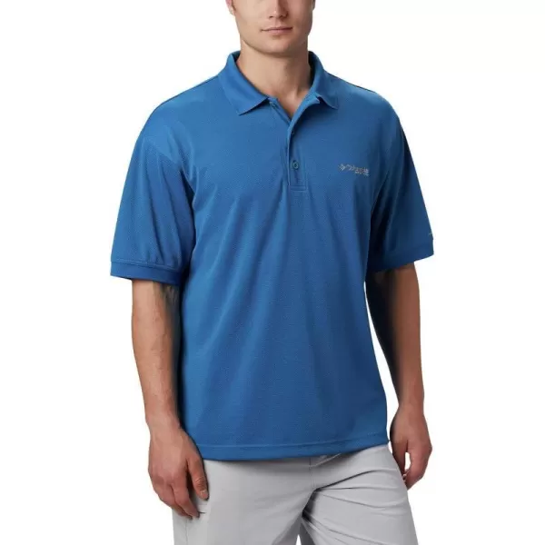 imageColumbia Mens Perfect Cast Polo ShirtAthletic Fit Dark Pool