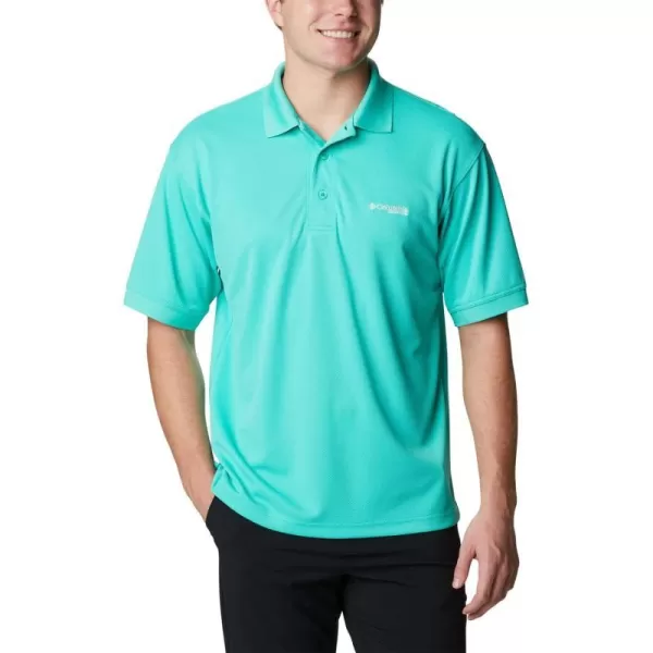 imageColumbia Mens Perfect Cast Polo ShirtBig Electric Turquoise