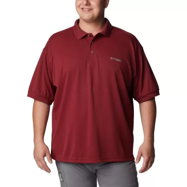 imageColumbia Mens Perfect Cast Polo ShirtClassic Fit Red Jasper