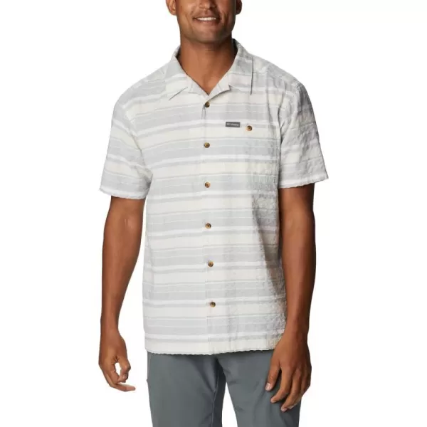 imageColumbia Mens Pine Canyon Short SleeveColumbia Grey Stripe