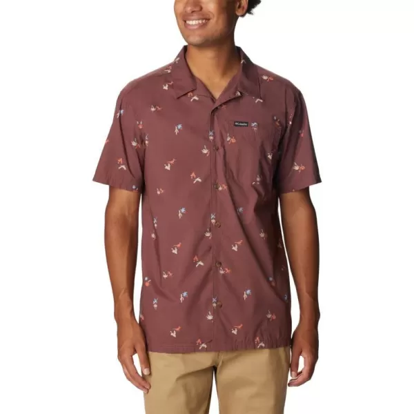 imageColumbia Mens Pine Canyon Short SleeveLight Raisin Baja Bonanza