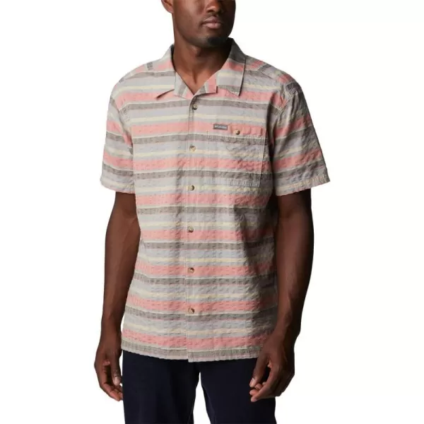 imageColumbia Mens Pine Canyon Short SleeveSpicy Stripe