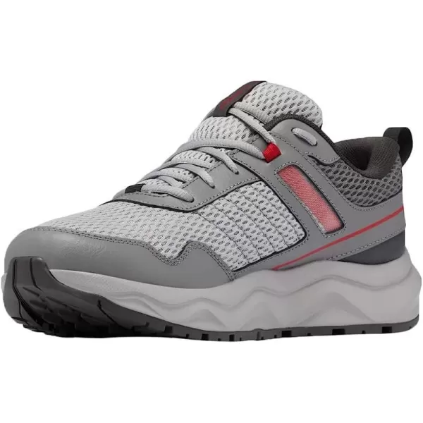 imageColumbia Mens Plateau Waterproof Hiking ShoeSteamMountain Red