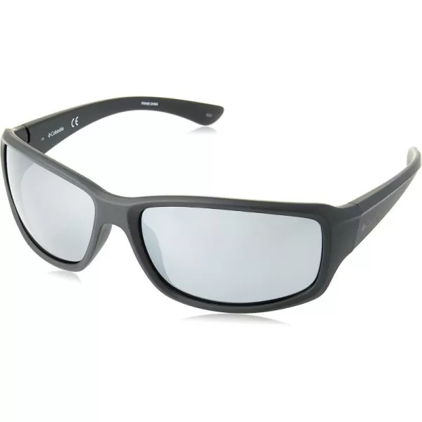imageColumbia Mens Point Reyes Rectangular SunglassesMatte BlackSmoke