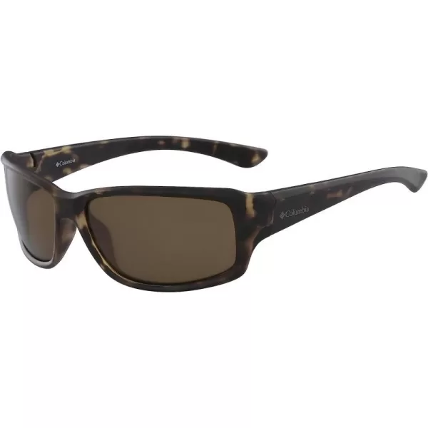 imageColumbia Mens Point Reyes Rectangular SunglassesMatte TortBrown