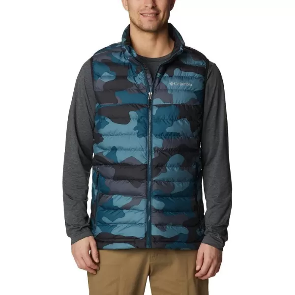 imageColumbia Mens Powder Lite VestMetal Mod Camo Print