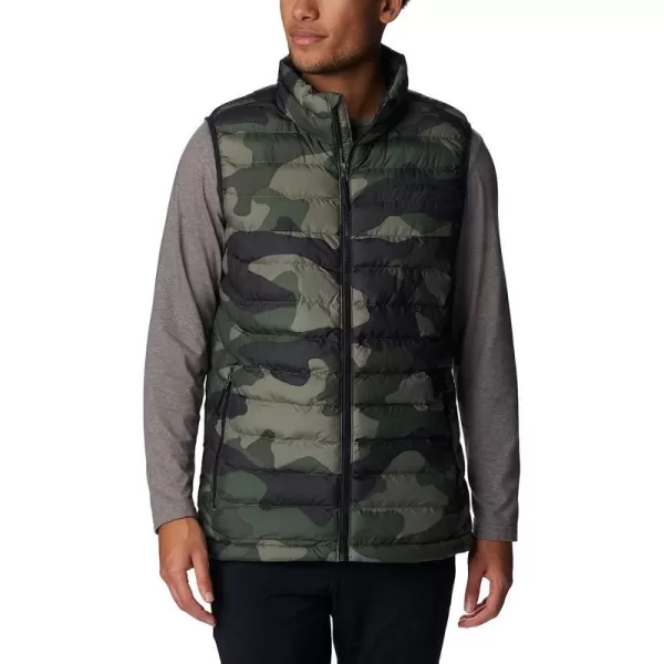 imageColumbia Mens Powder Lite VestStone Green Mod Camo Print