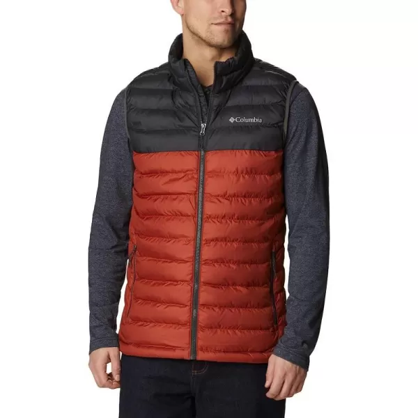 imageColumbia Mens Powder Lite VestWarp Red Shark