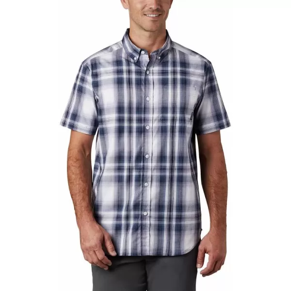 Collegiate Navy Ombre Plaid