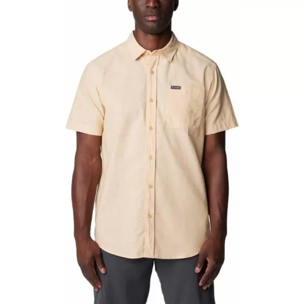 imageColumbia Mens Rapid Rivers Novelty Short SleeveLight Camel Spaced Diamond