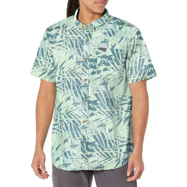 imageColumbia Mens Rapid Rivers Printed Short Sleeve ShirtMetal Dye Palms