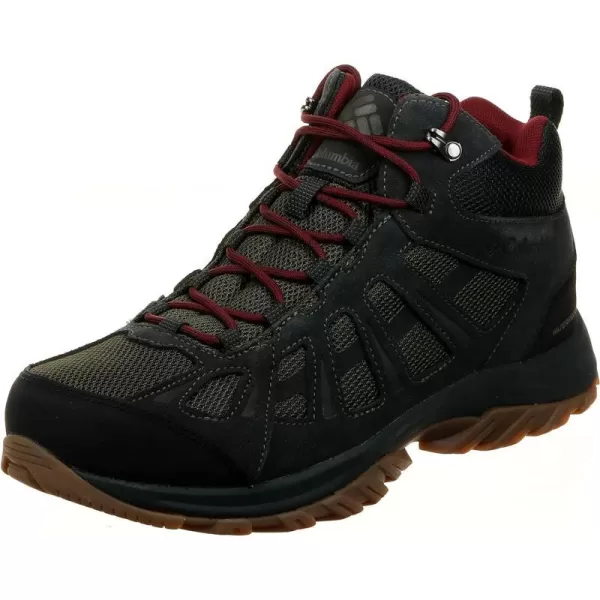 imageColumbia Mens Redmond Iii Mid Waterproof Hiking ShoeNoriRed Jasper