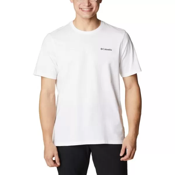 imageColumbia Mens Rockaway River Country Short Sleeve TeeWhiteFun With Flags Graphic