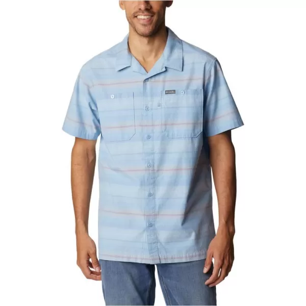imageColumbia Mens Scenic Ridge Short SleeveJet Stream Stripe