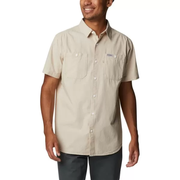 imageColumbia Mens Scenic Ridge Woven Short SleeveAncient Fossil Chambray