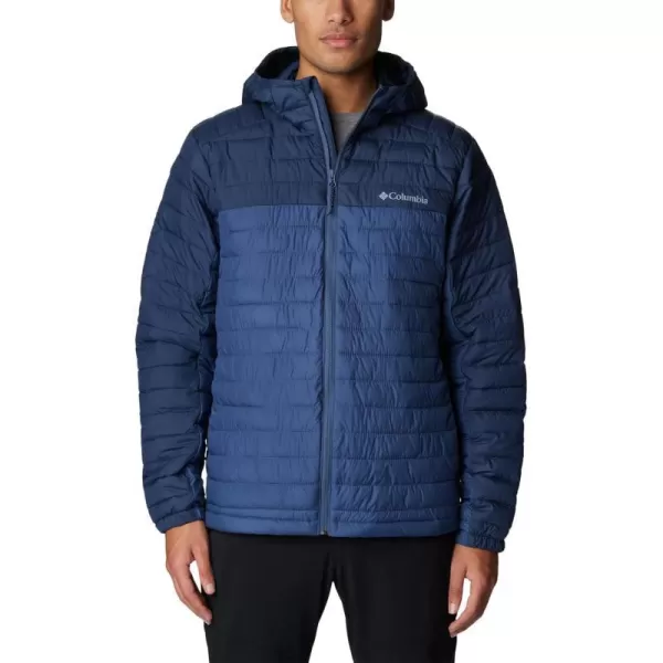imageColumbia Mens Silver Falls Hooded JacketDark Mountain  Collegiate Navy