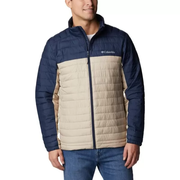 imageColumbia Mens Silver Falls JacketAncient FossilCollegiate Navy