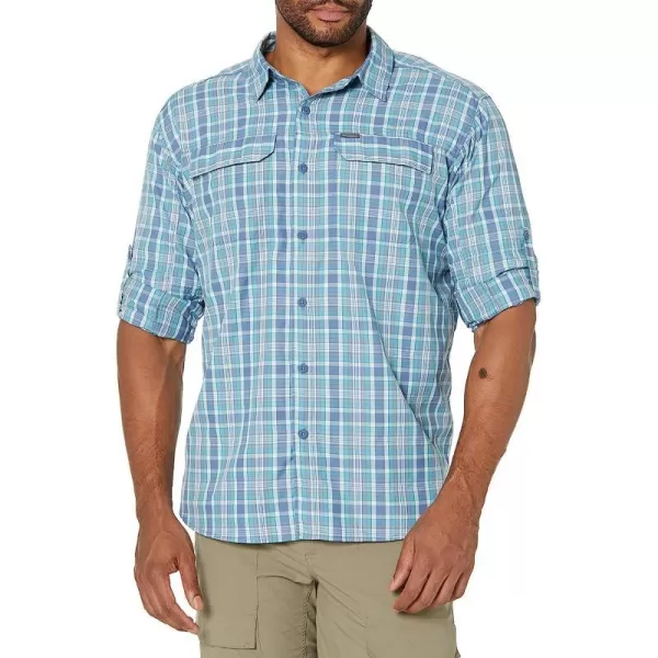 imageColumbia Mens Silver Ridge 20 Plaid Long Sleeve ShirtBluestone Balanced Multi Plaid