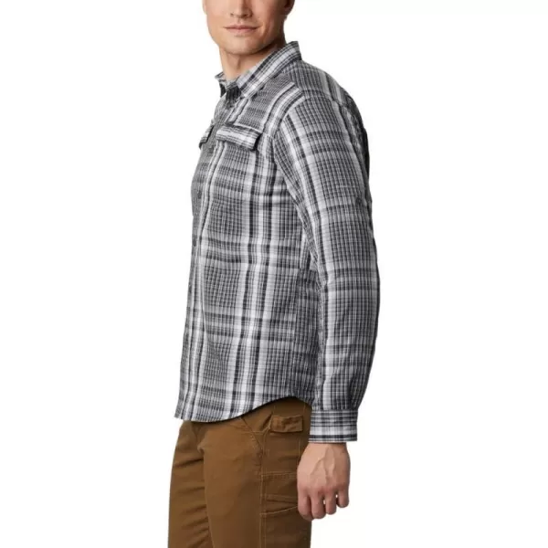 imageColumbia Mens Silver Ridge 20 Plaid Long Sleeve ShirtCity Grey Multi Plaid