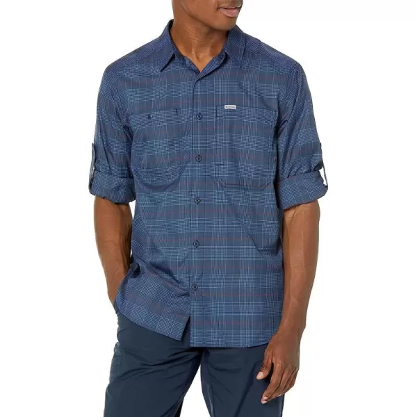 imageColumbia Mens Silver Ridge Utility Lite Plaid Long Sleeve Collegiate Navy Trail Crossing Plaid MediumColumbia Mens Silver Ridge Utility Lite Plaid Long Sleeve Collegiate Navy Trail Crossing Plaid Medium