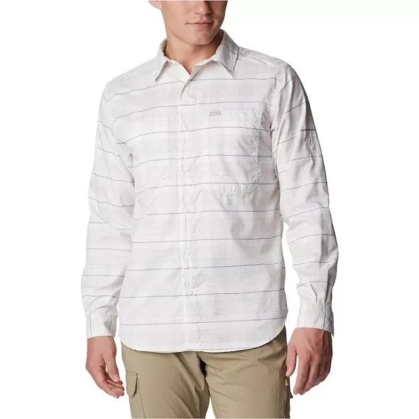 imageColumbia Mens Silver Ridge Utility Lite Plaid Long Sleeve White Trail Crossing Plaid LargeColumbia Mens Silver Ridge Utility Lite Plaid Long Sleeve White Trail Crossing Plaid Large