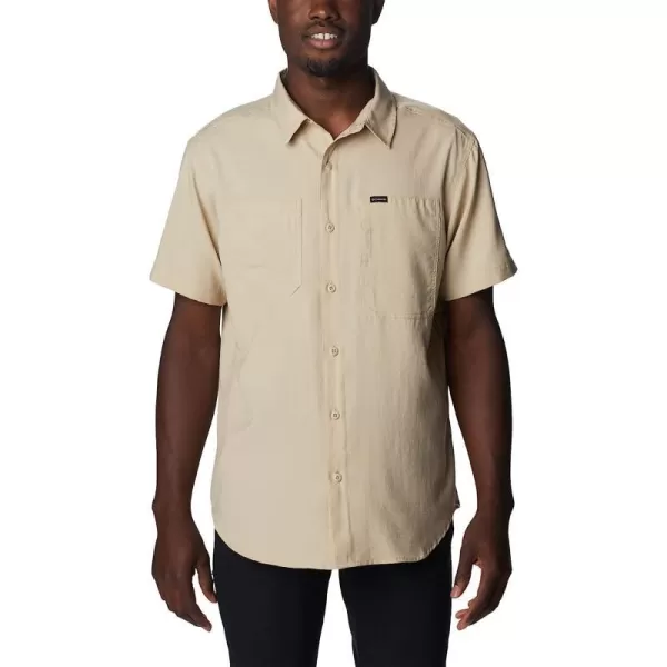imageColumbia Mens Silver Ridge Utility Lite Short Sleeve Ancient Fossil LargeColumbia Mens Silver Ridge Utility Lite Short Sleeve Ancient Fossil Large