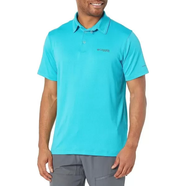 imageColumbia Mens Slack Tide Stretch PoloOcean Teal