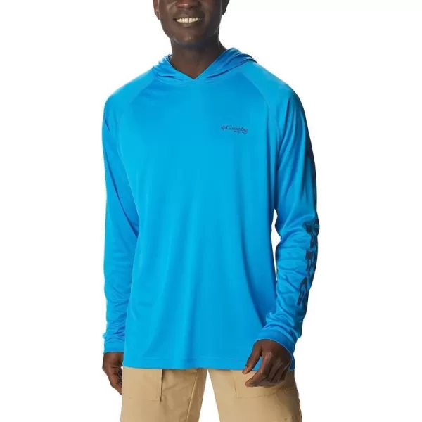 imageColumbia Mens Standard Terminal Tackle HoodieCompass BlueCarbon Logo